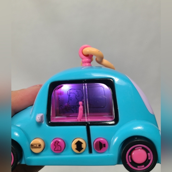 Pixel Chix Blue Car Mattel Road Trippin’ 2005 Tested and Working - Picture 6 of 9